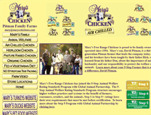 Tablet Screenshot of maryschickens.com